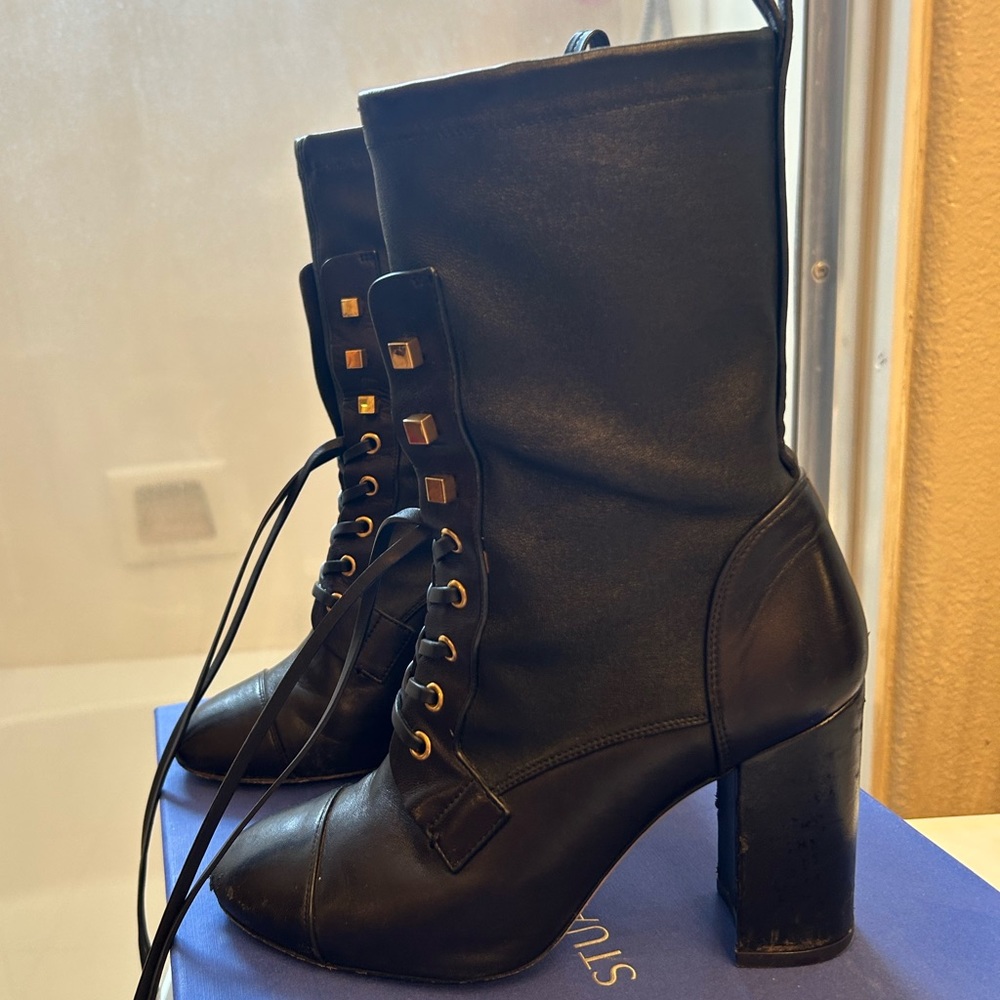 Stewart Weismann lace up boots